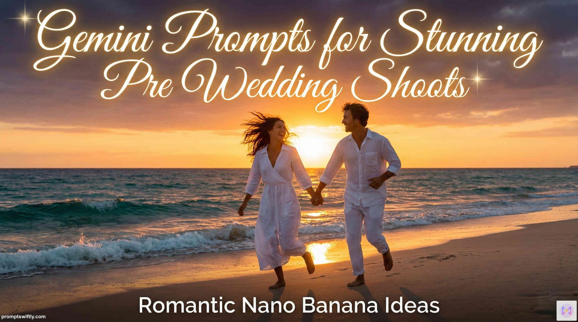 Gemini Prompts for Pre-Wedding: Romantic Engagement Shoot Ideas (2026)