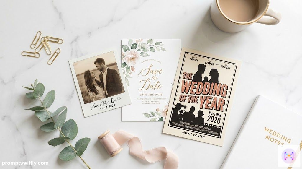 Gemini Prompts for Save the Date: Free AI Wedding Invitations (2026)