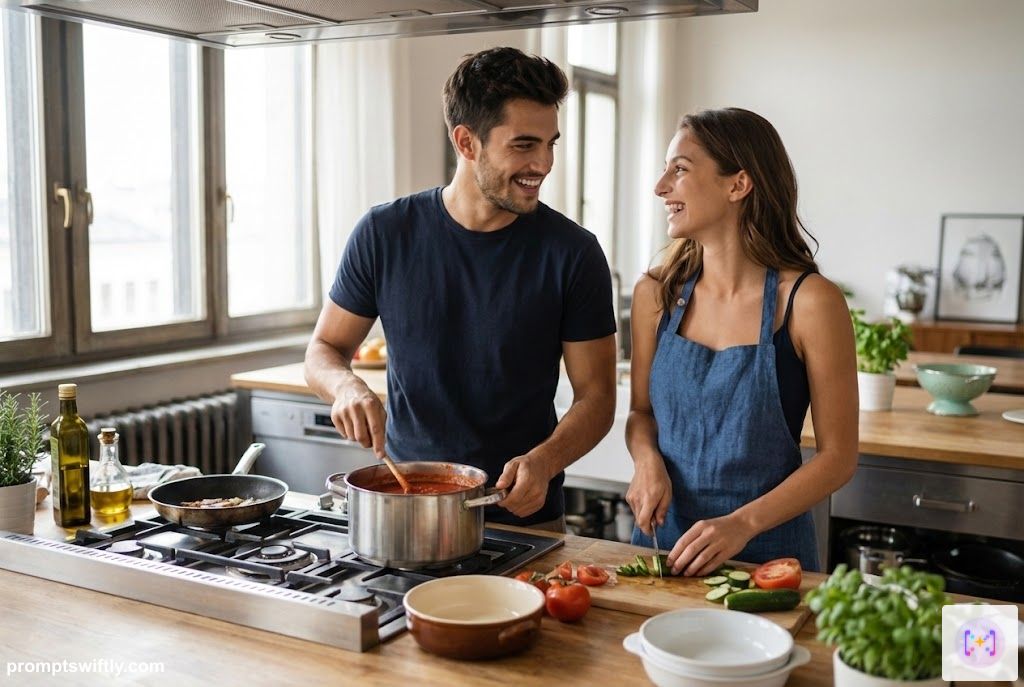 Lifestyle couple photography example