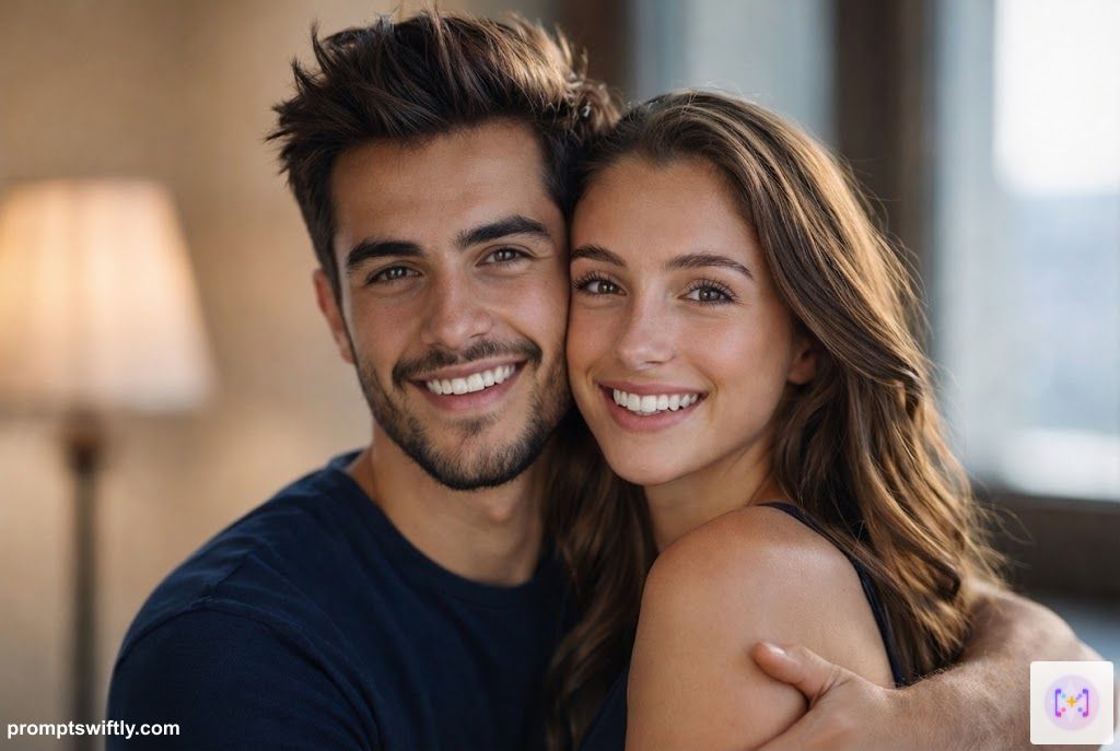 Ultra-realistic studio portrait example