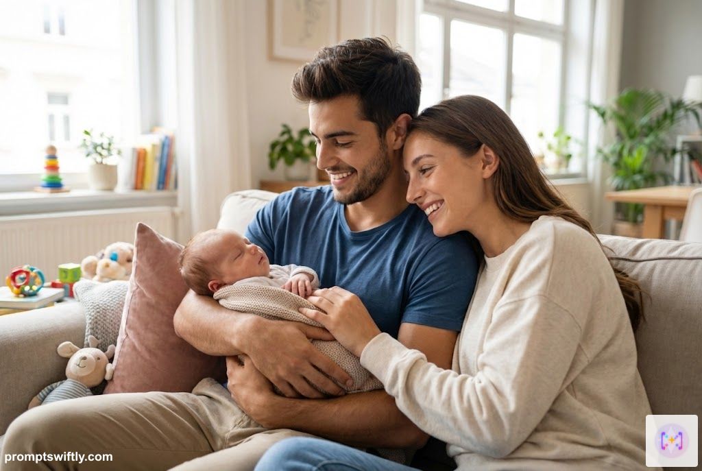 Lifestyle family portrait example