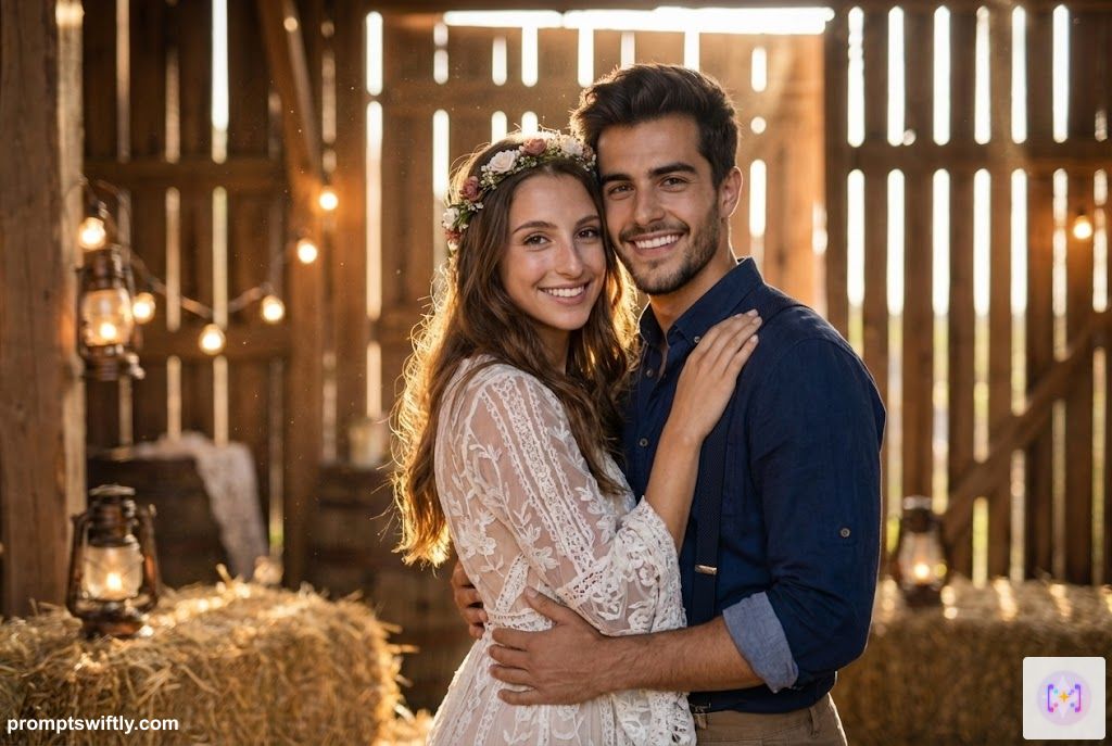 Rustic barn romance result