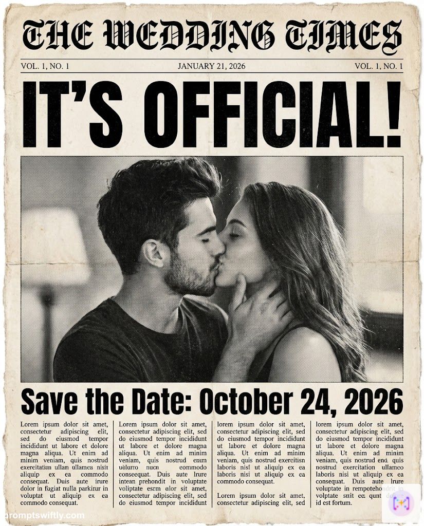 Newspaper style result