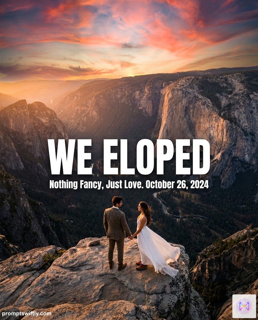 Elopement adventure result
