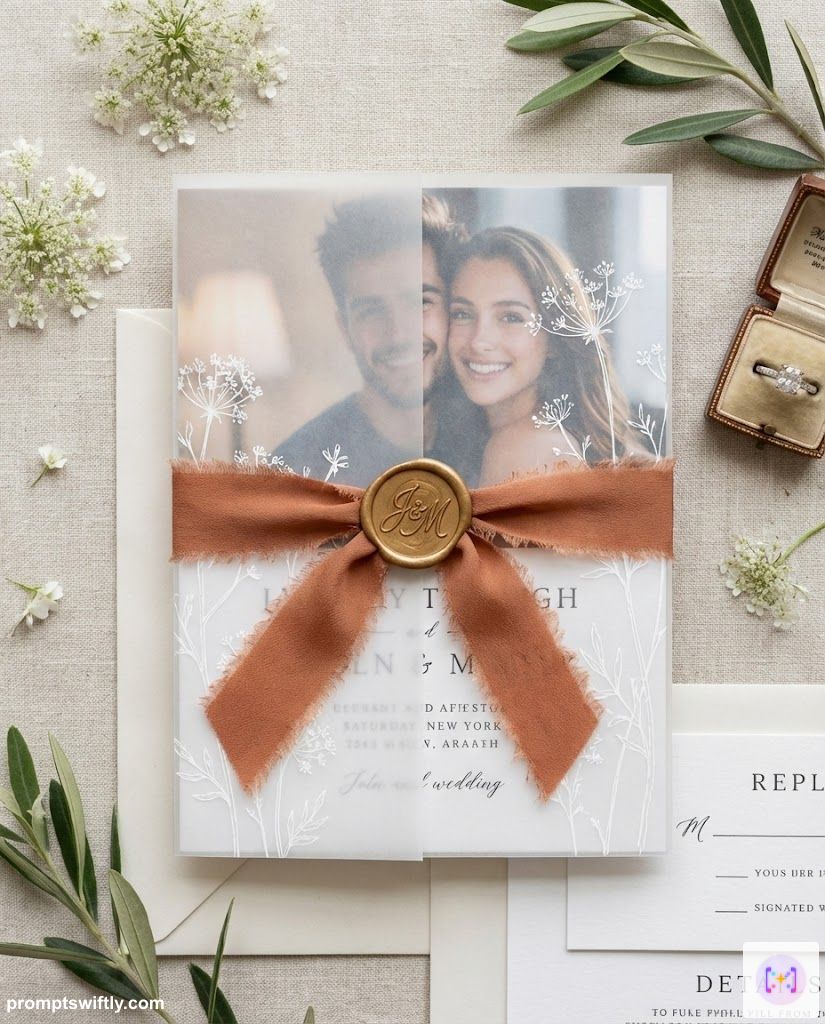 Vellum wrap and wax seal result