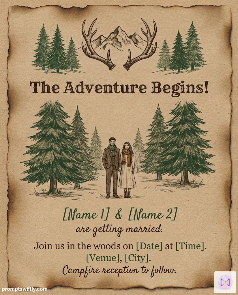 Rustic invitation result